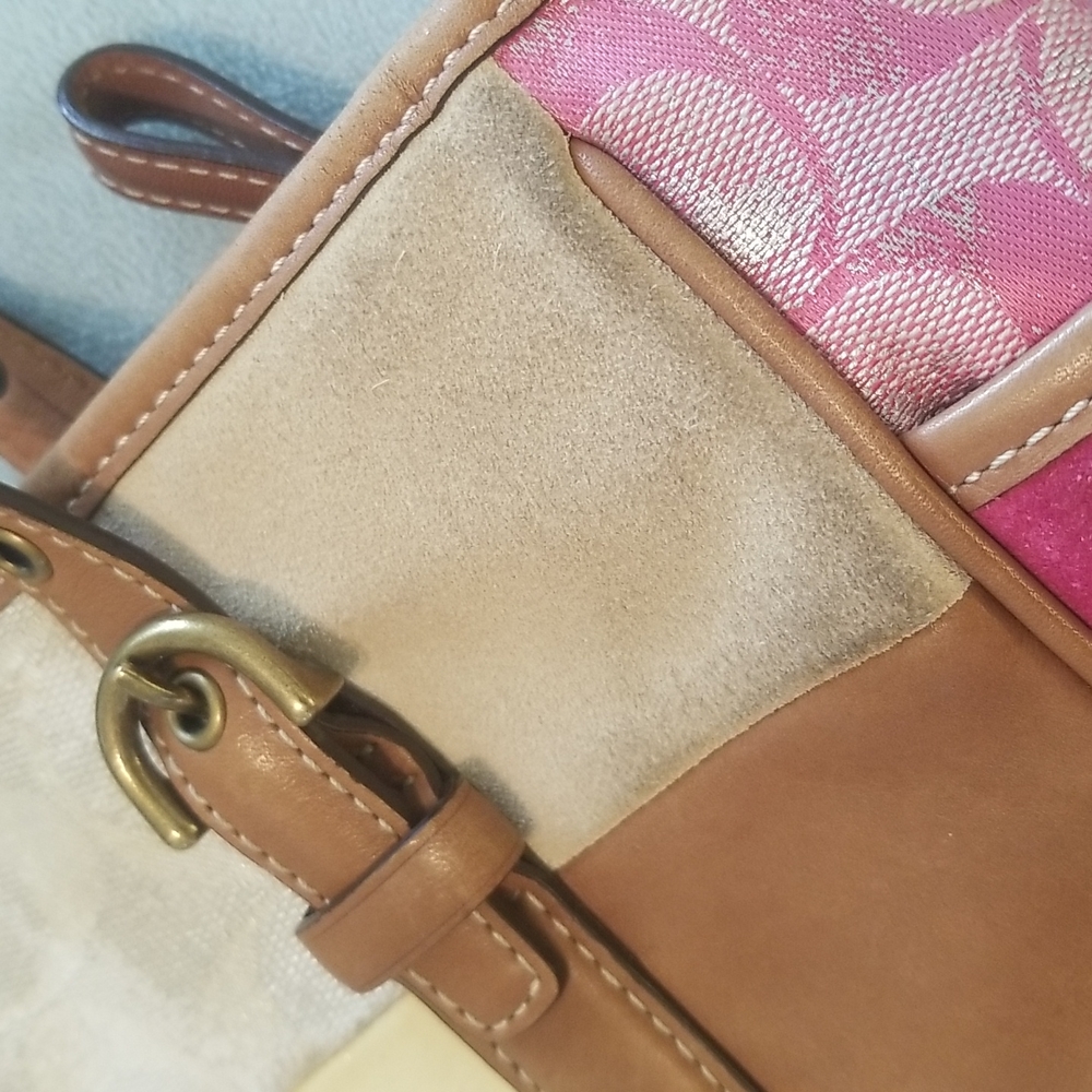 Coach Patchwork Tote Shoulder Bag 10001 - Picture 9 of 11